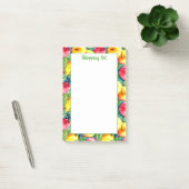 Fruit appel peer zomerse waterverf patroon post-it® notes (Kantoor)