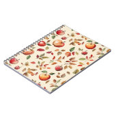 Fruit Appels & Bladeren Notitieboek (Linkerzijde)