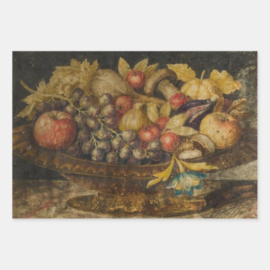  Fruit Art Stilleven Decoupage Inpakpapier Vel (Voorkant 3)