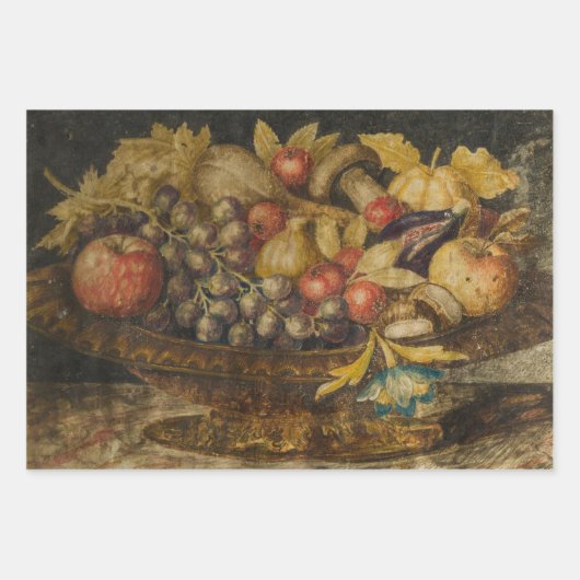 Fruit Art Stilleven Decoupage Inpakpapier Vel (Voorkant)