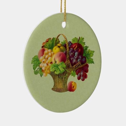 Fruit Basket  Art Ornament (Rechts)