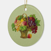 Fruit Basket  Art Ornament (Links)