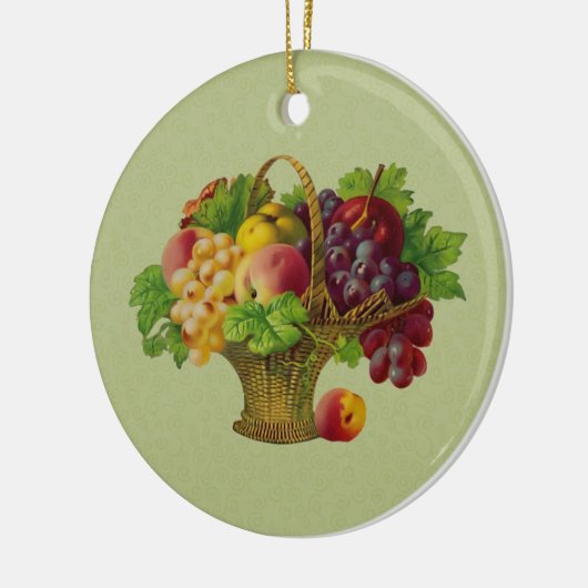 Fruit Basket  Art Ornament (Links)