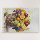 Fruit Basket Painting Legpuzzel (Horizontaal)