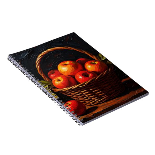 Fruit Basket Still Life Photo Notebook Notitieboek (Rechterzijde)