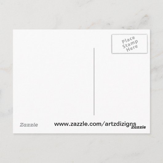 Fruit Basket Waterverf Schilderij Briefkaart (Achterkant)