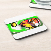 Fruit bat art bier onderzetter (Linkerzijde)