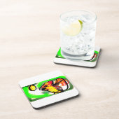 Fruit bat art bier onderzetter (Rechterzijde)