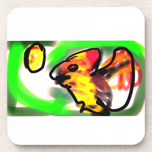 Fruit bat art bier onderzetter (Voorkant)