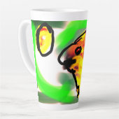 Fruit bat art latte mok (Linkerhoek)