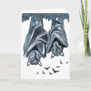 Fruit Bat Kunstwerk Lege Wenskaart Kaart