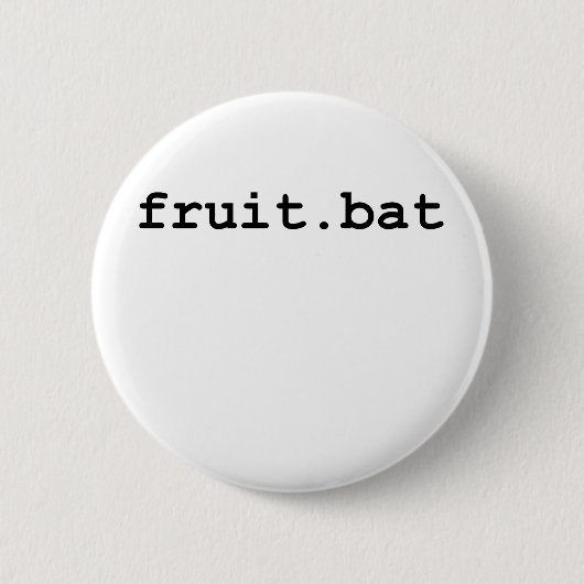 Fruit.bat Ronde Button 5,7 Cm (Voorkant)