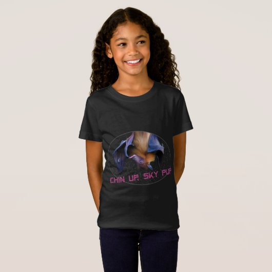 Fruit Bat Sky Puppy Chin Up Enpromotion Gift Ori T-shirt (Voorkant volledig)