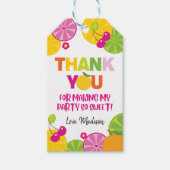 Fruit Birthday - dank je Labels voor cadeautjes Cadeaulabel (Voorkant)