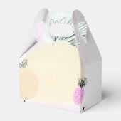 Fruit Birthday Hand Waterverf Doodle Party Bedankdoosjes (Achterkant)