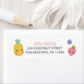 Fruit Birthday Party Return Address Label (Insitu)