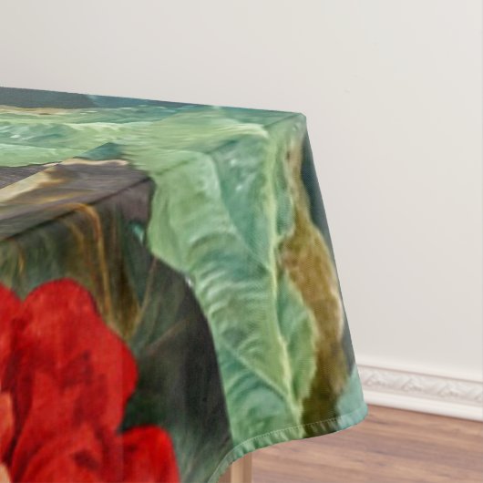 FRUIT, BLOEMEN, DRUIVEN, PERZIKEN EN KLEINE VOGELS TAFELKLEED (Voorbeeld)