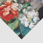 FRUIT, BLOEMEN, DRUIVEN, PERZIKEN EN KLEINE VOGELS TISSUEPAPIER (Detail)