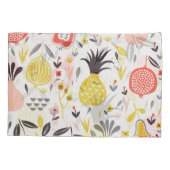 fruit, bloemen: naadloos patroon. kussensloop (Achterkant)