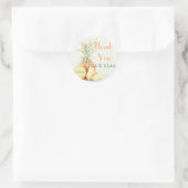 Fruit Bord Ananas Dank u bruiloft Sticker (Tas)