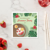 Fruit Bord Groene Tuin Zomer Picknick Party Servet (Insitu)