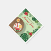 Fruit Bord Groene Tuin Zomer Picknick Party Servet (Hoek)