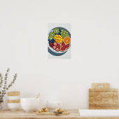 Fruit Bord Wall Art Poster (Keuken)