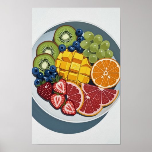 Fruit Bord Wall Art Poster (Voorkant)