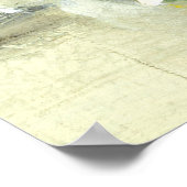 Fruit Bowl Champagne glas stilleven schilderen Poster (Hoek)