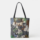Fruit Bowl, Pipe en Journal, 1917 Tote Bag (Achterkant)