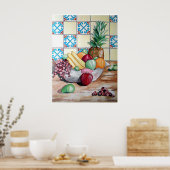 Fruit Bowl Poster (Keuken)