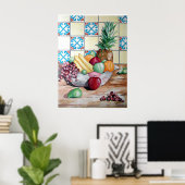 Fruit Bowl Poster (Thuiskantoor)