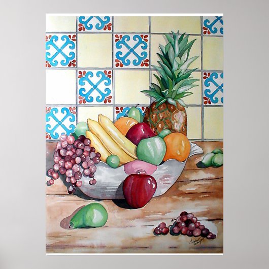 Fruit Bowl Poster (Voorkant)
