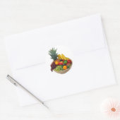 Fruit Bowl Ronde Sticker (Envelop)