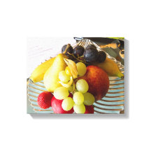 Fruit Bowl Stretted Canvas Print