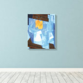 Fruit Bowl van Juan Gris, nog steeds  Cubisme Canvas Afdruk (Insitu (Houten vloer))