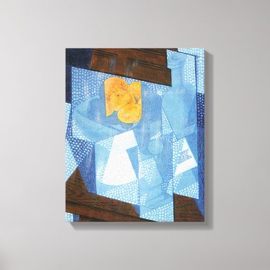 Fruit Bowl van Juan Gris, nog steeds  Cubisme Canvas Afdruk (Voorkant)