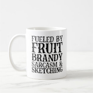 Fruit Brandy Sarcasm en ketching Koffiemok