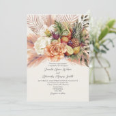 fruit bruiloft uitnodiging (Staand voorkant)