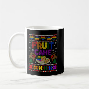 Fruit Cake Funny Gay Ugly KerstSweater LGBT S Koffiemok