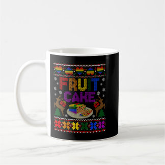 Fruit Cake Funny Gay Ugly KerstSweater LGBT S Koffiemok