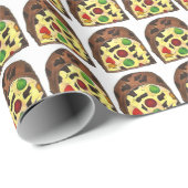 Fruit Cake Slice Kerstmis Vakantie Bakken Voedsel Cadeaupapier (Rol Hoek)
