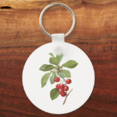 fruit Cherry Food, Cherries van Redoute Sleutelhanger (Voorkant)