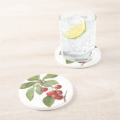 fruit Cherry Food, Cherries van Redoute Zandsteen Onderzetter (Zijkant)