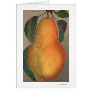 Fruit Chromo Lithograaf van Bartlett Pear