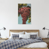 Fruit Chromo Lithograaf van California Grapes Canvas Afdruk (Insitu (Slaapkamer))