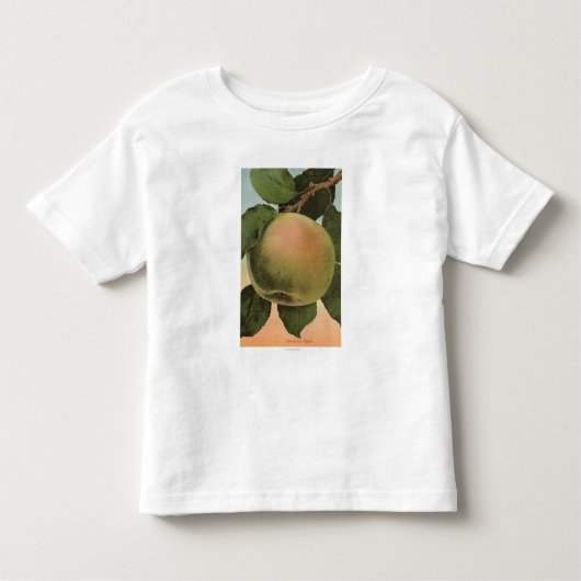 Fruit Chromo Lithograaf van Newtown Pippen Kinder Shirts (Voorkant)
