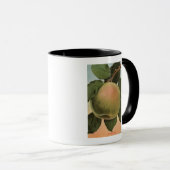 Fruit Chromo Lithograaf van Newtown Pippen Mok (Voorkant rechts)