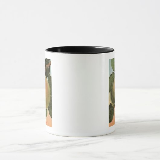 Fruit Chromo Lithograaf van Newtown Pippen Mok (Midden)