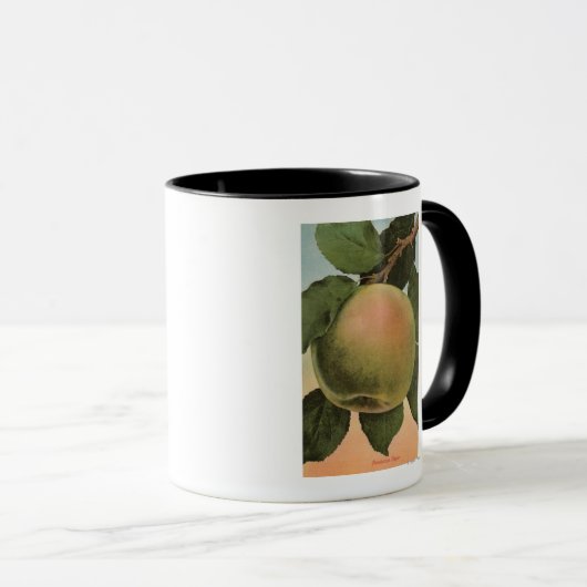 Fruit Chromo Lithograaf van Newtown Pippen Mok (Voorkant rechts)